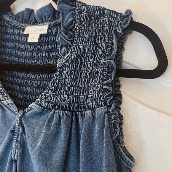 Sundance Ari Ruffle sleeveless top | sz S - Picture 2 of 10